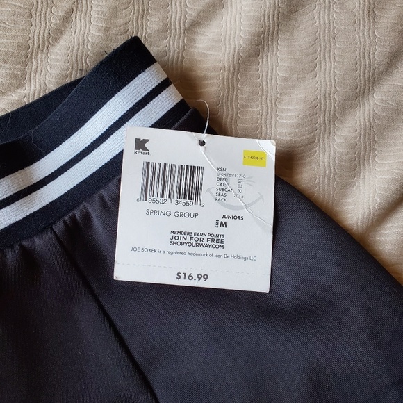 Black skirt with white stripes on top - Picture 2 of 2